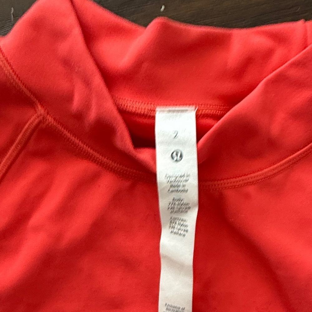 Lululemon Red Athletic Top